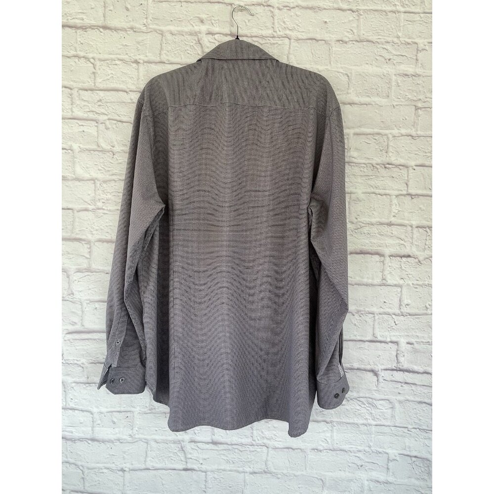 WRK Men’s Button Up Shirt 4-Way Stretch Work Rest Karma Long Sleeve Size 18 - Picture 3 of 15